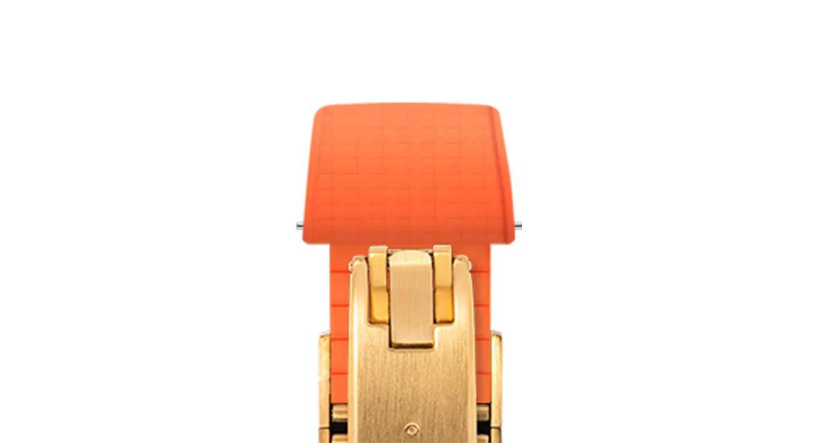 Orange Mosaic CTS Rubber Strap - Image 11
