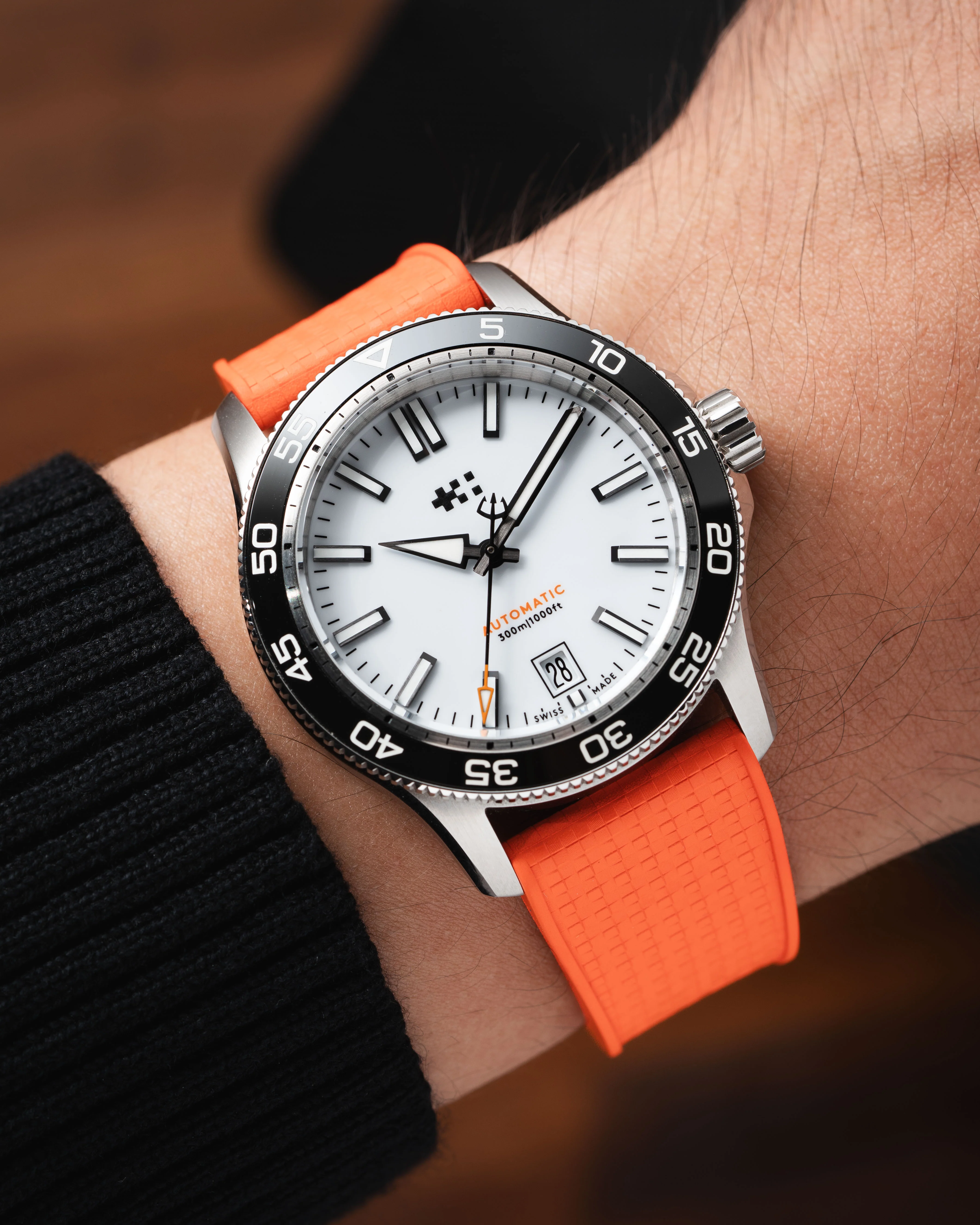 Orange Mosaic CTS Rubber Strap - Image 2
