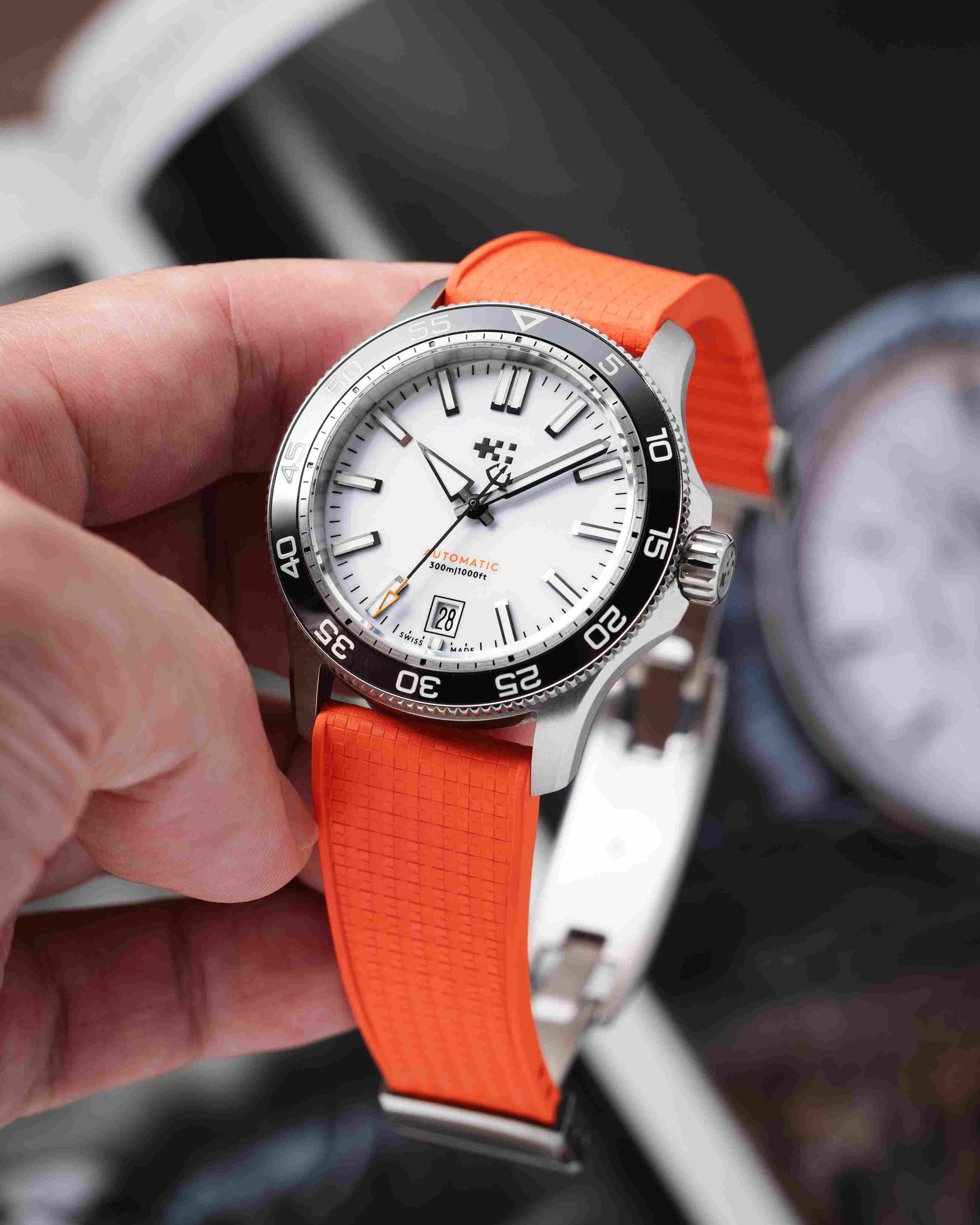 Orange Mosaic CTS Rubber Strap - Image 6