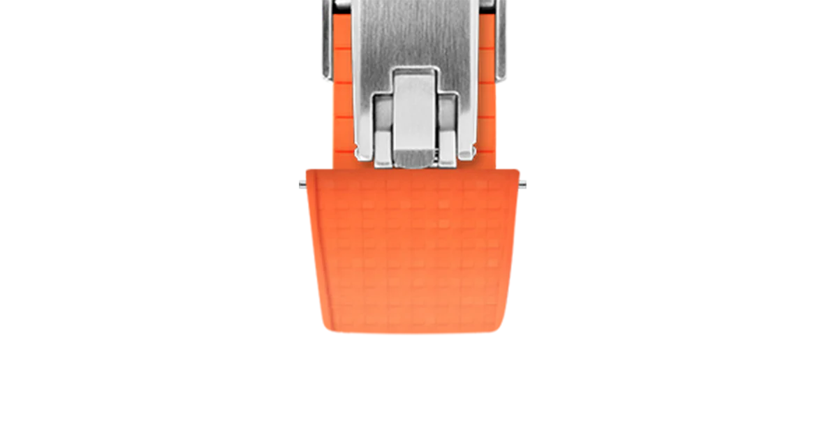 Orange Mosaic CTS Rubber Strap - Image 8