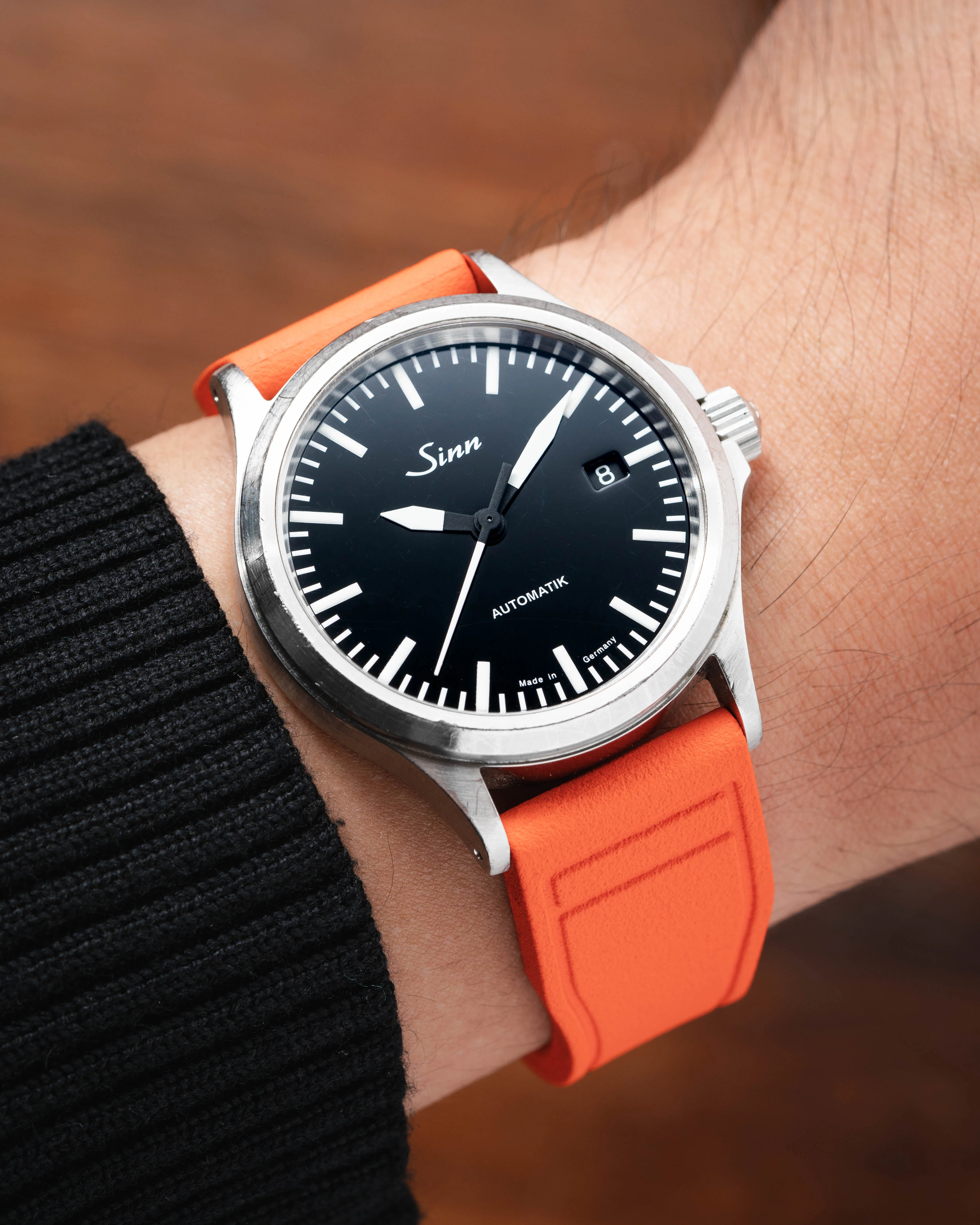 Orange Pilot CTS Rubber Strap - Image 2