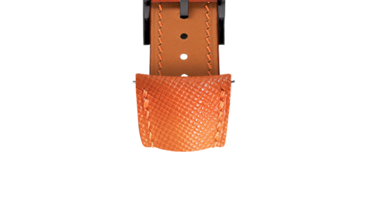 Orange Saffiano Signature (Curved) Strap - Image 11