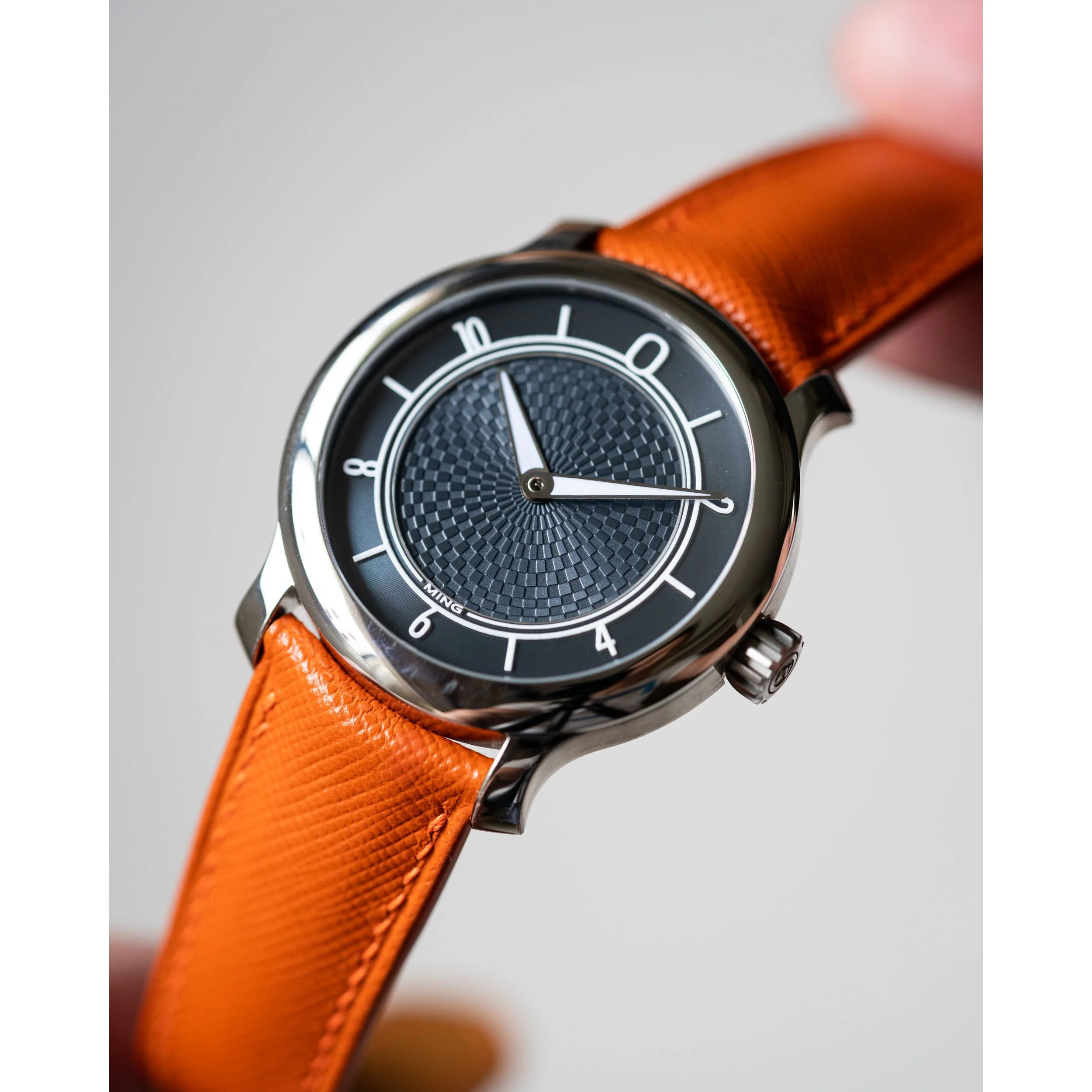 Orange Saffiano Signature (Curved) Strap - Image 3