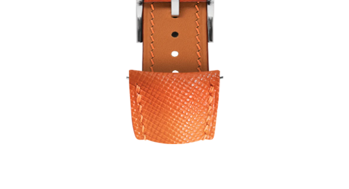Orange Saffiano Signature (Curved) Strap - Image 5
