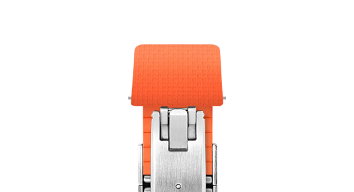 Orange Sailcloth CTS Rubber Strap for F.P. Journe Élégante - Image 7