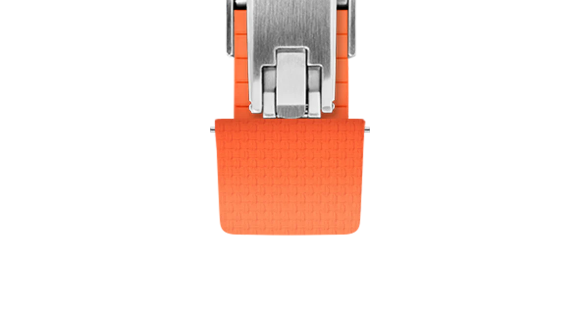 Orange Sailcloth CTS Rubber Strap for F.P. Journe Élégante - Image 8