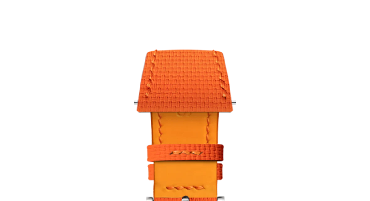 Orange Sailcloth Slim Strap for De Bethune - Image 7