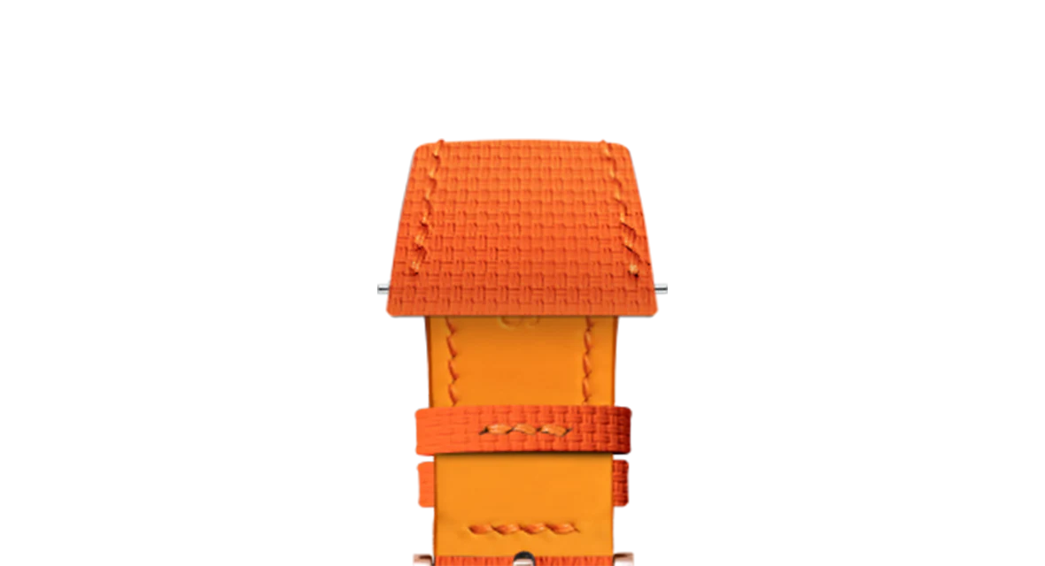 Orange Sailcloth Slim Strap for De Bethune - Image 9
