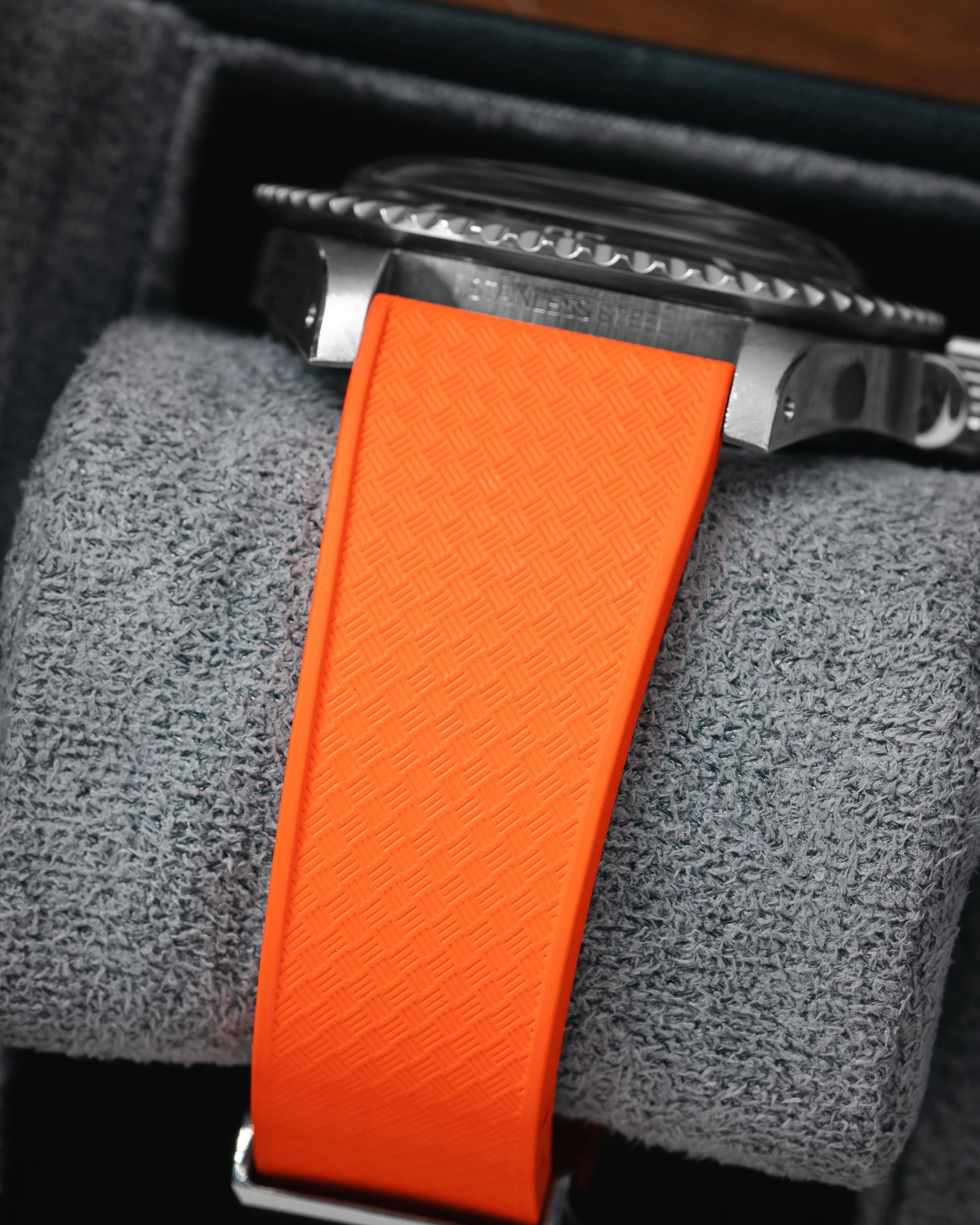 Orange Tropical CTS Rubber Strap - Image 6