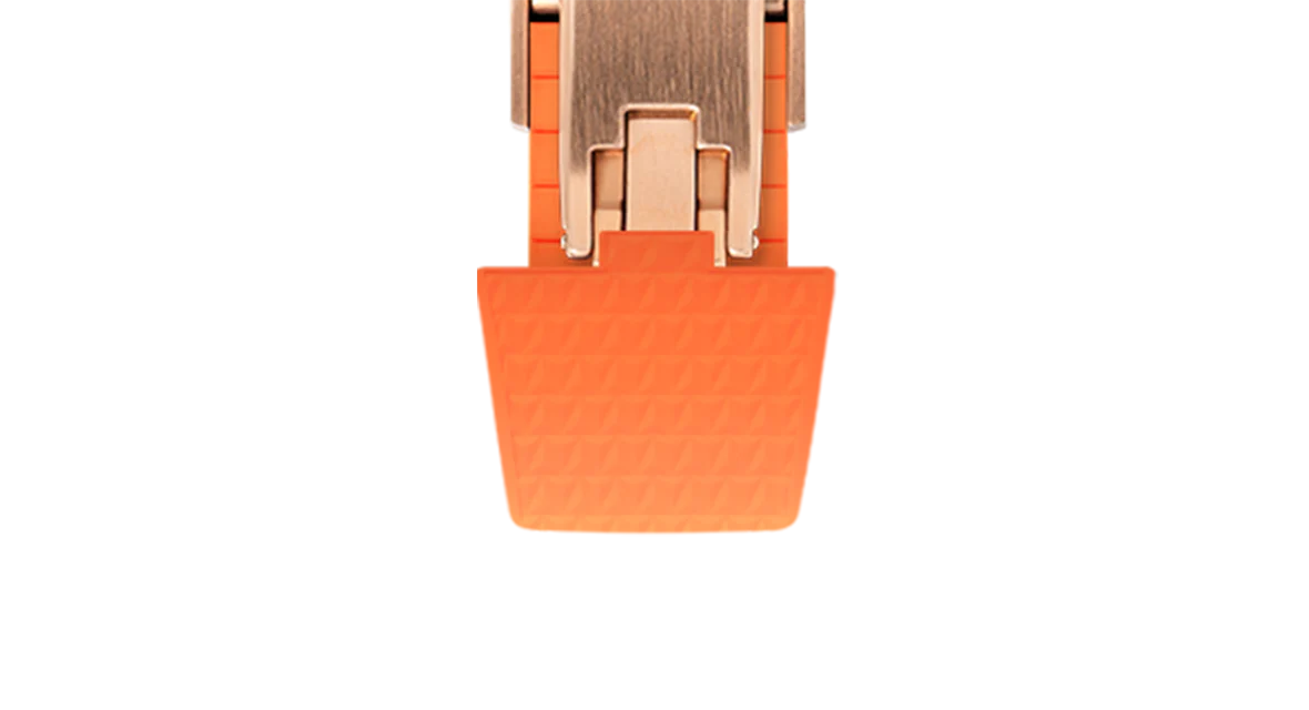 Orange CTS Rubber Strap for Vacheron Constantin Overseas - Image 13