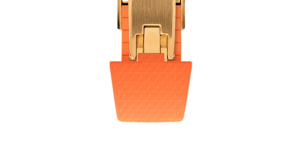Orange CTS Rubber Strap for Vacheron Constantin Overseas - Image 15
