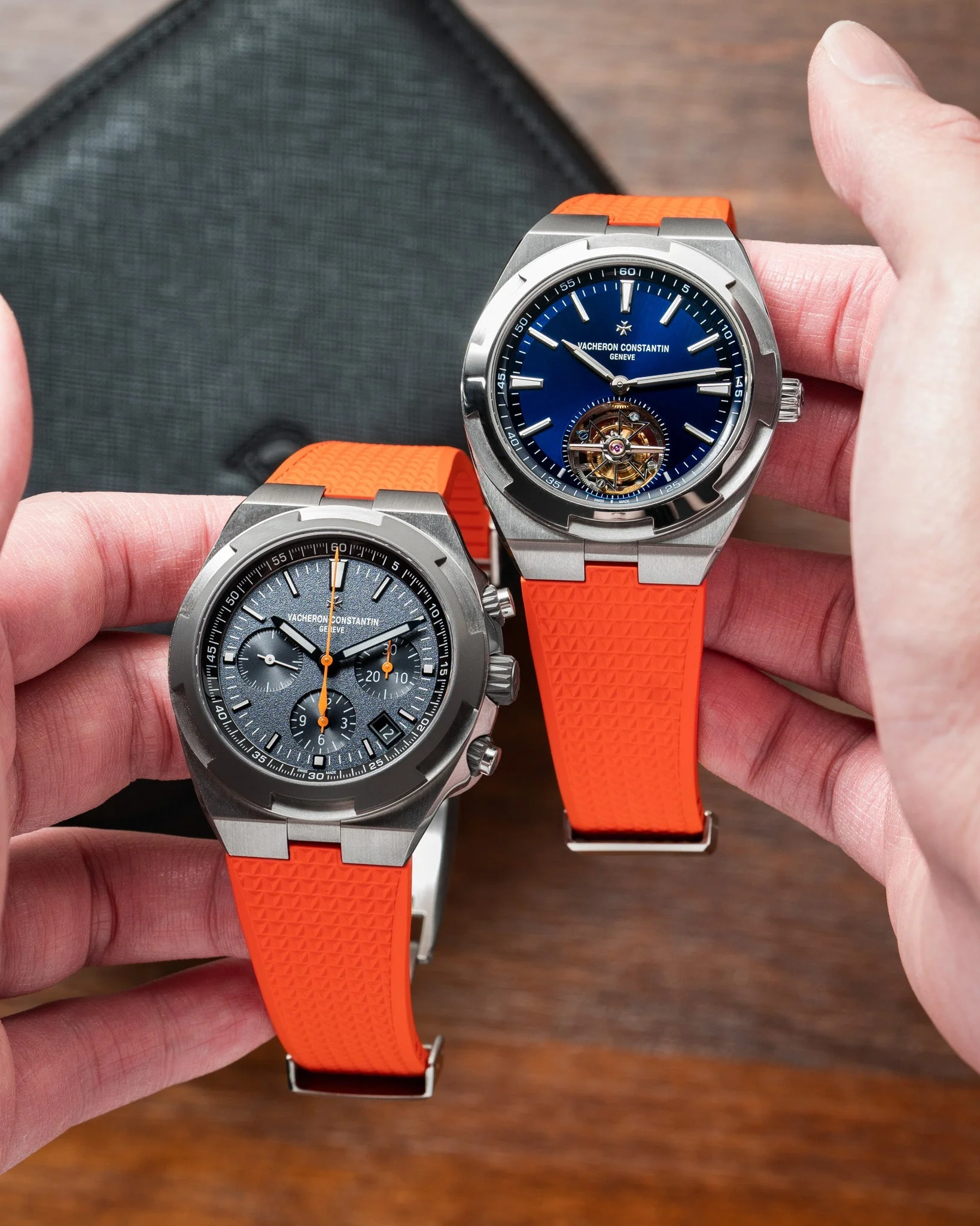 Orange CTS Rubber Strap for Vacheron Constantin Overseas - Image 3