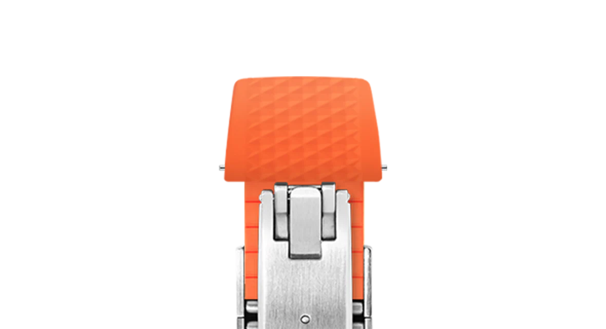 Orange Waffle CTS Rubber Strap - Image 11
