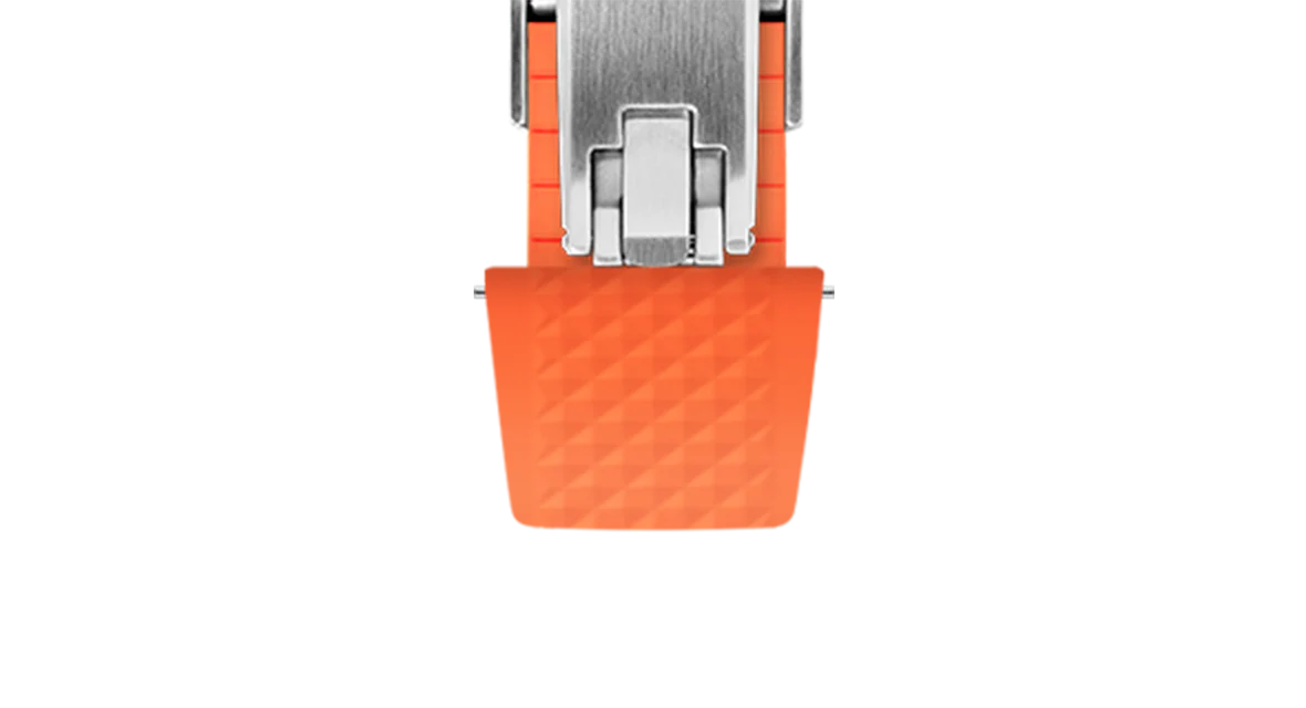 Orange Waffle CTS Rubber Strap - Image 12