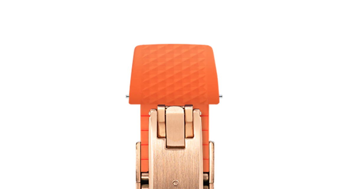 Orange Waffle CTS Rubber Strap - Image 13