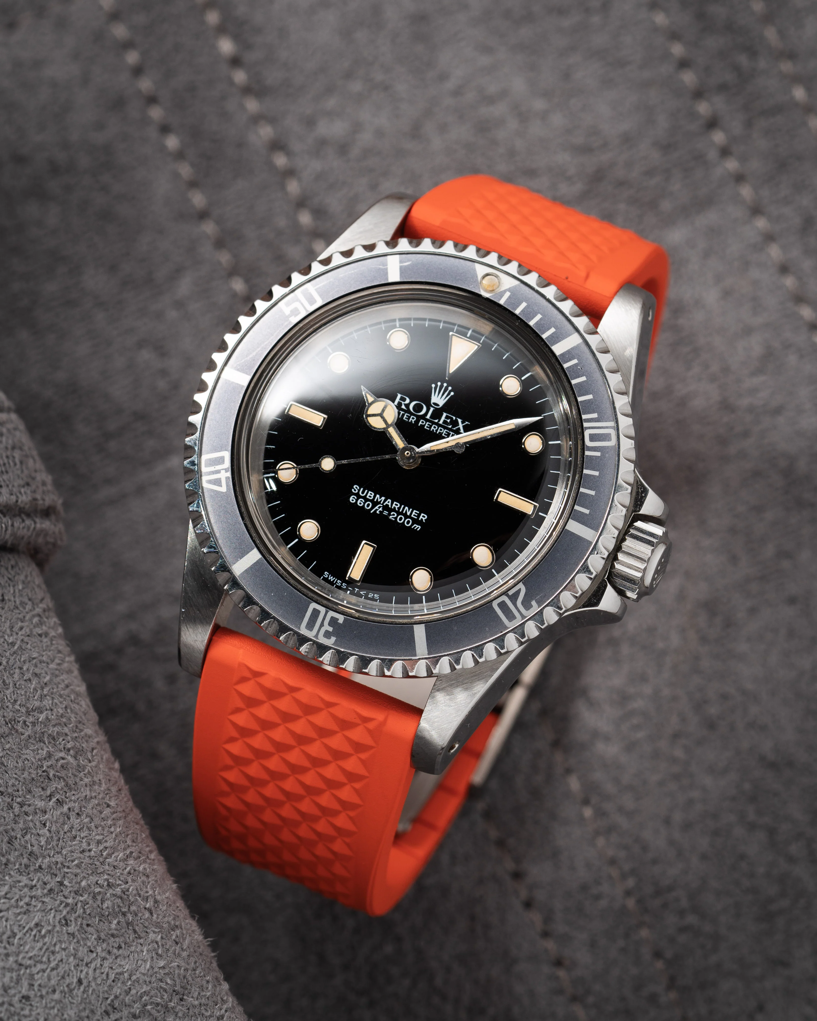Orange Waffle CTS Rubber Strap - Image 6