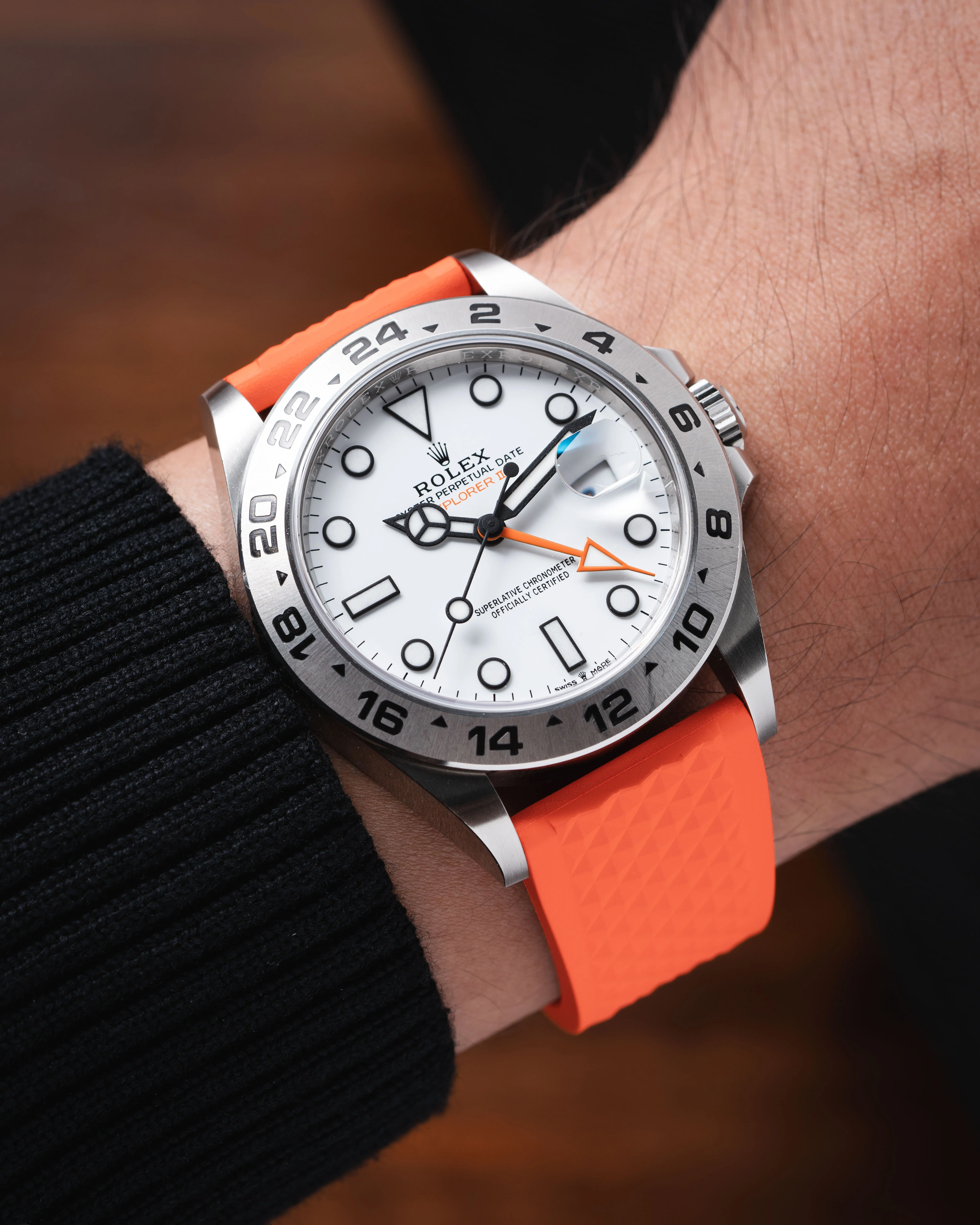 Orange Waffle CTS Rubber Strap - Image 9