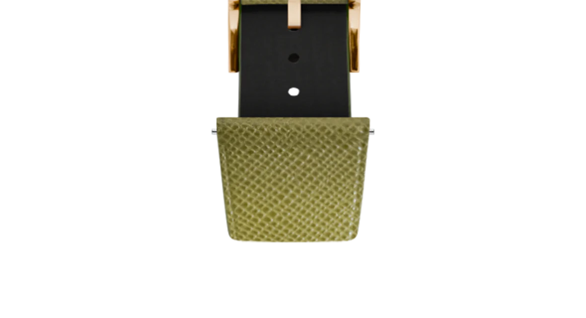 Overstock: Army Green Saffiano Stitchless Strap - Image 6