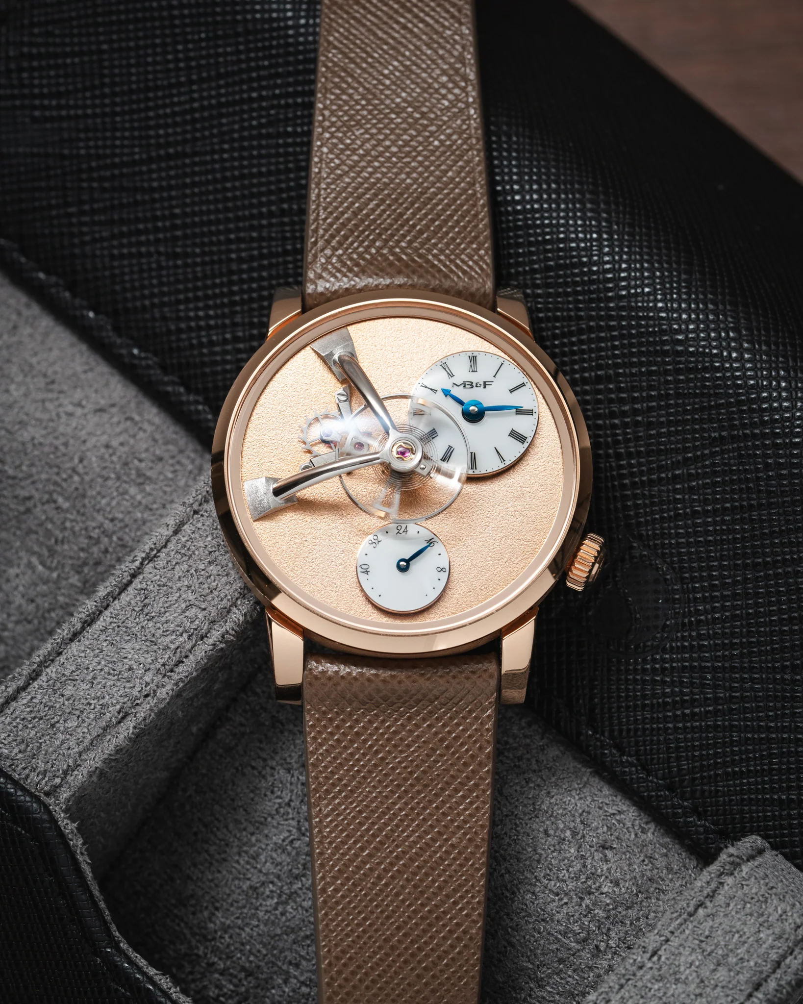 Overstock: Caramel Saffiano Stitchless Strap - Image 4