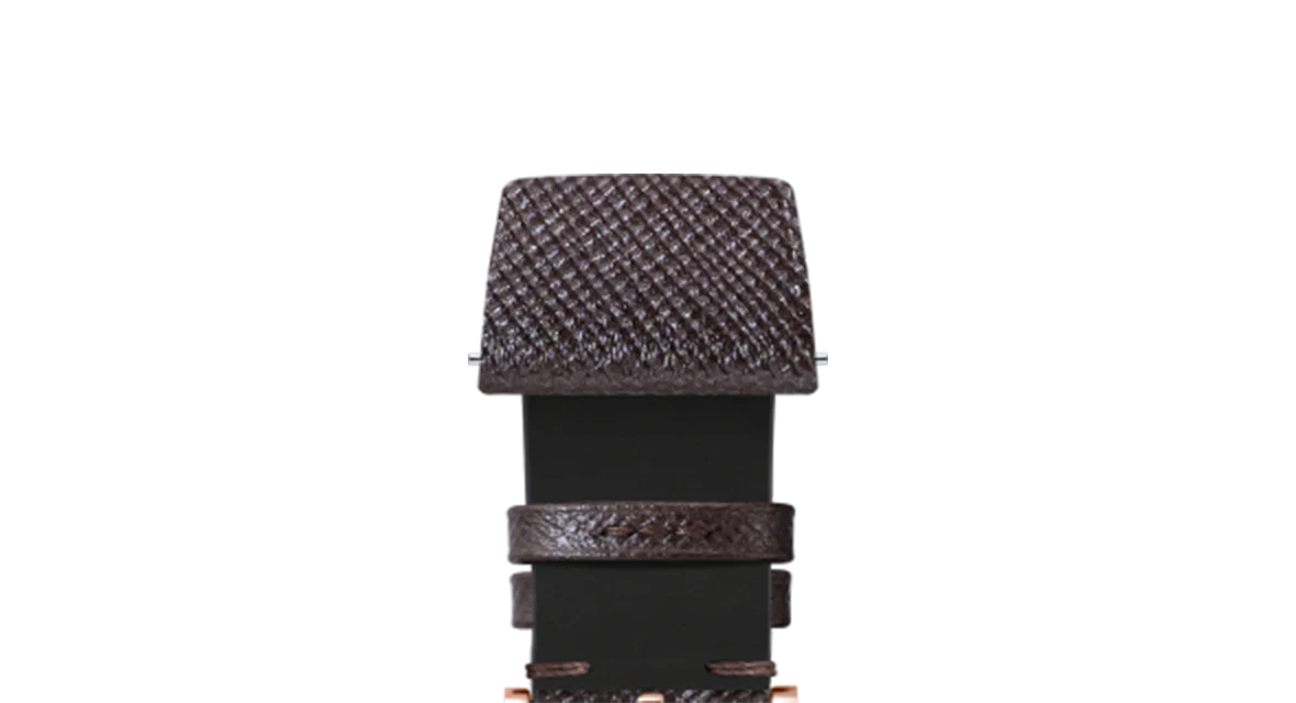 Overstock: Dark Brown Saffiano Stitchless Strap - Image 11
