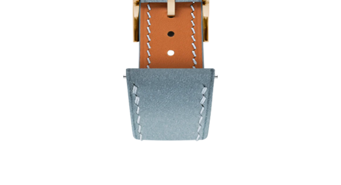 Overstock: Pastel Blue Nubuck Slim Strap - Image 7