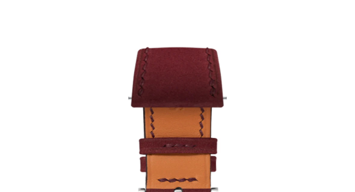 Overstock: Wine Red Nubuck Slim Strap - Image 12