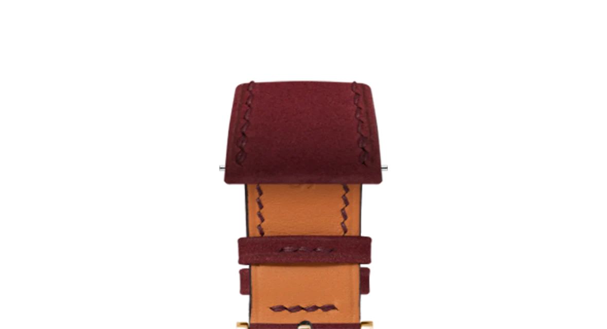 Overstock: Wine Red Nubuck Slim Strap - Image 8