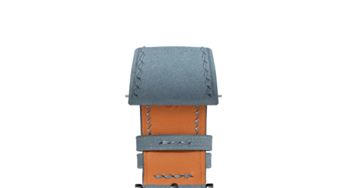 Pastel Blue Nubuck Slim Strap - Image 11