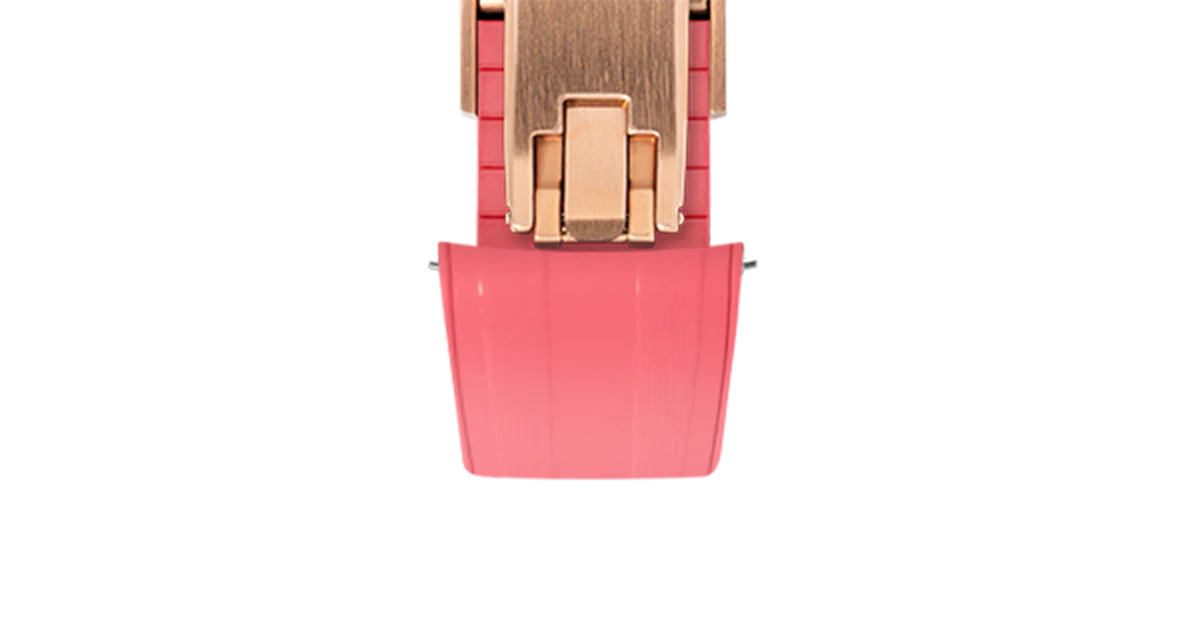 Pink CTS Rubber Strap for Rolex Submariner 41mm - Image 9