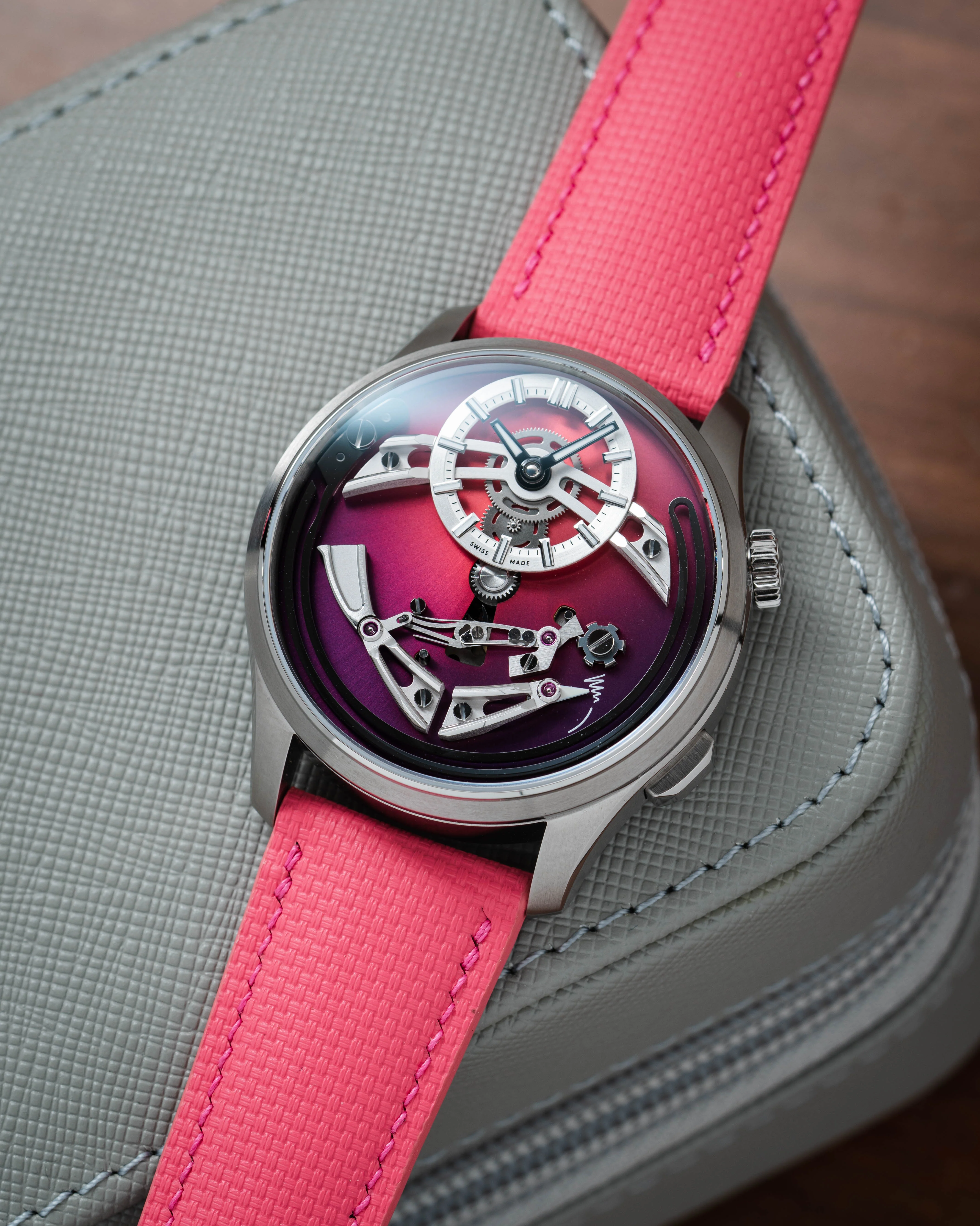 Pink Sailcloth Signature Strap - Image 3