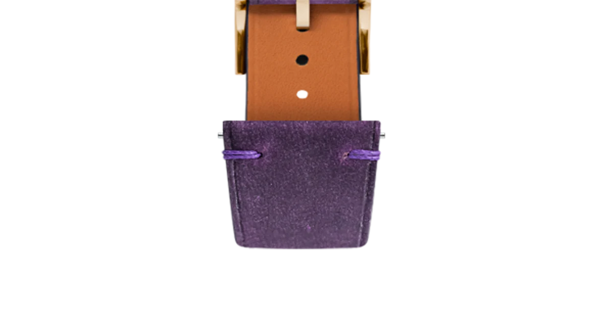 Overstock: Purple Crazy Horse Side-Stitch Strap - Image 9