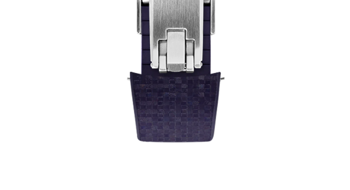 Purple Curved CTS Rubber Strap for MB&F MAD1 - Image 8
