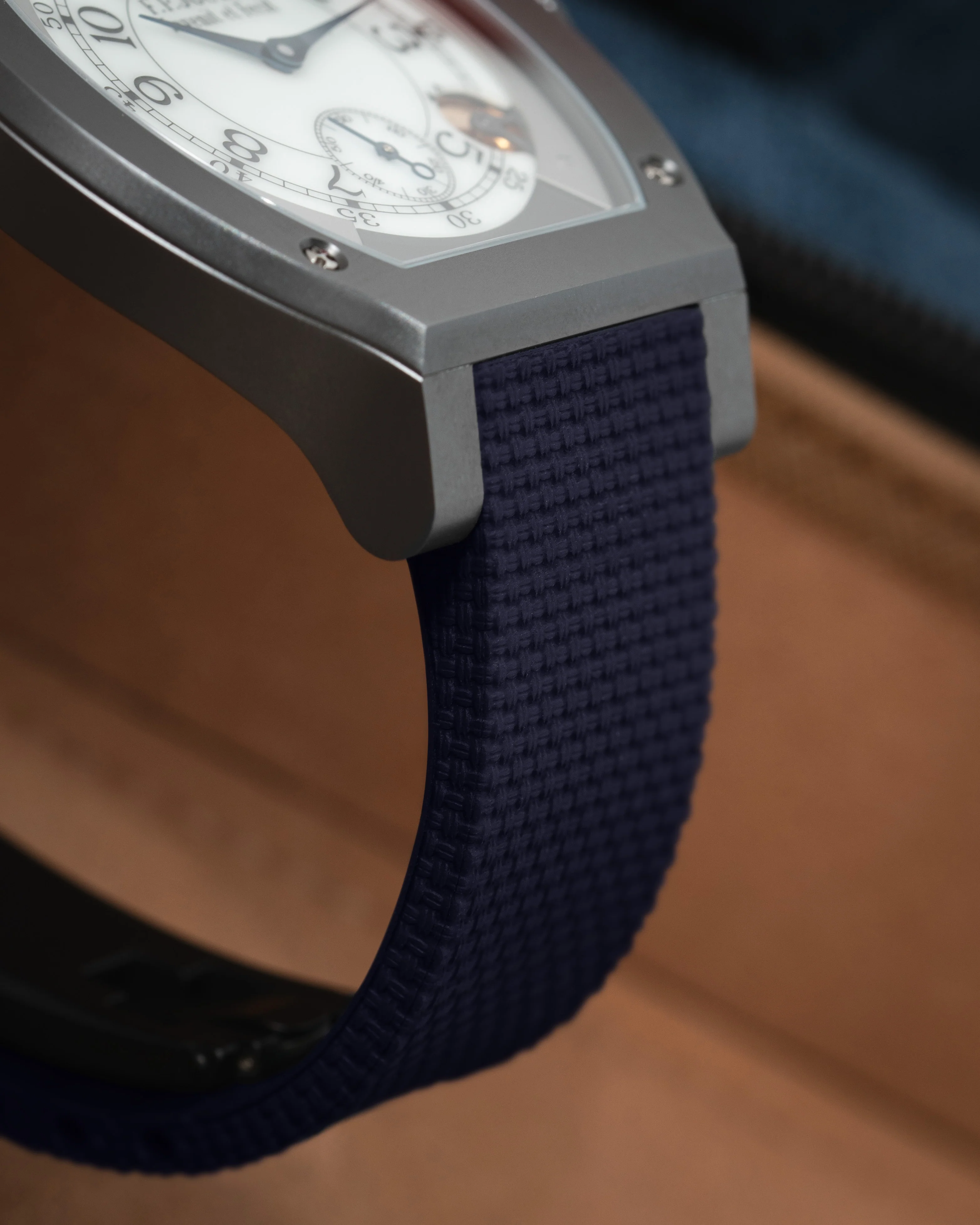 Purple Sailcloth CTS Rubber Strap for F.P. Journe Élégante - Image 3