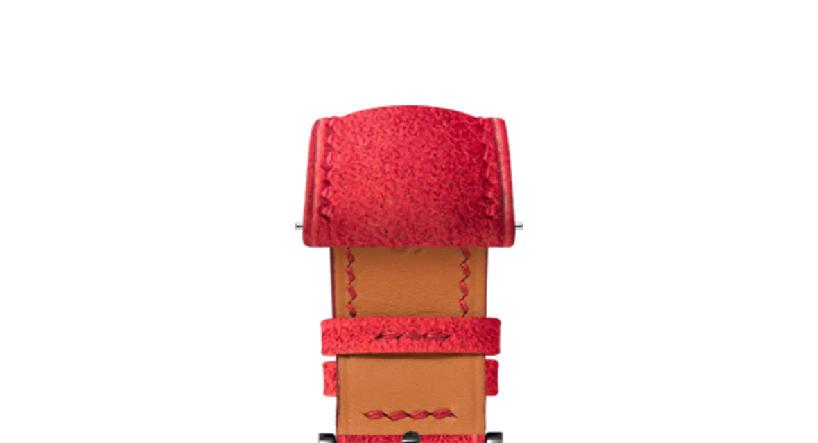 Red Alcantara Signature Strap - Image 6