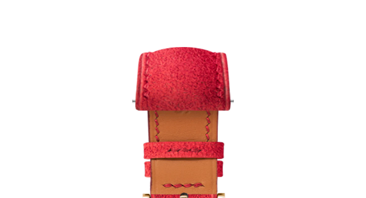 Red Alcantara Signature Strap - Image 7