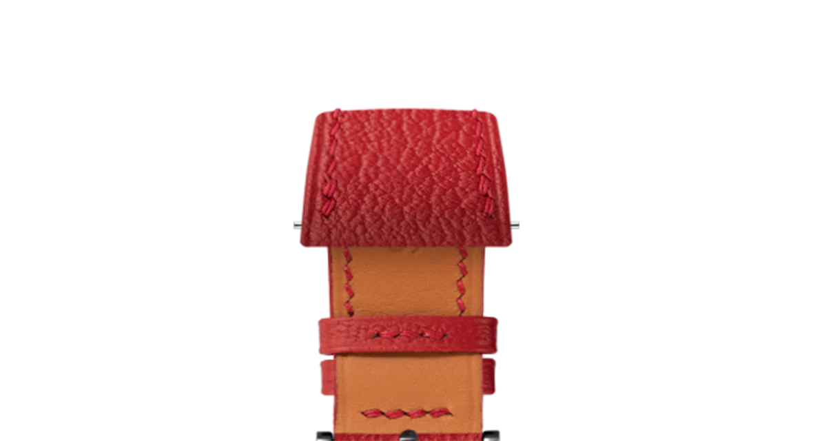 Red Chevre Slim Strap - Image 11