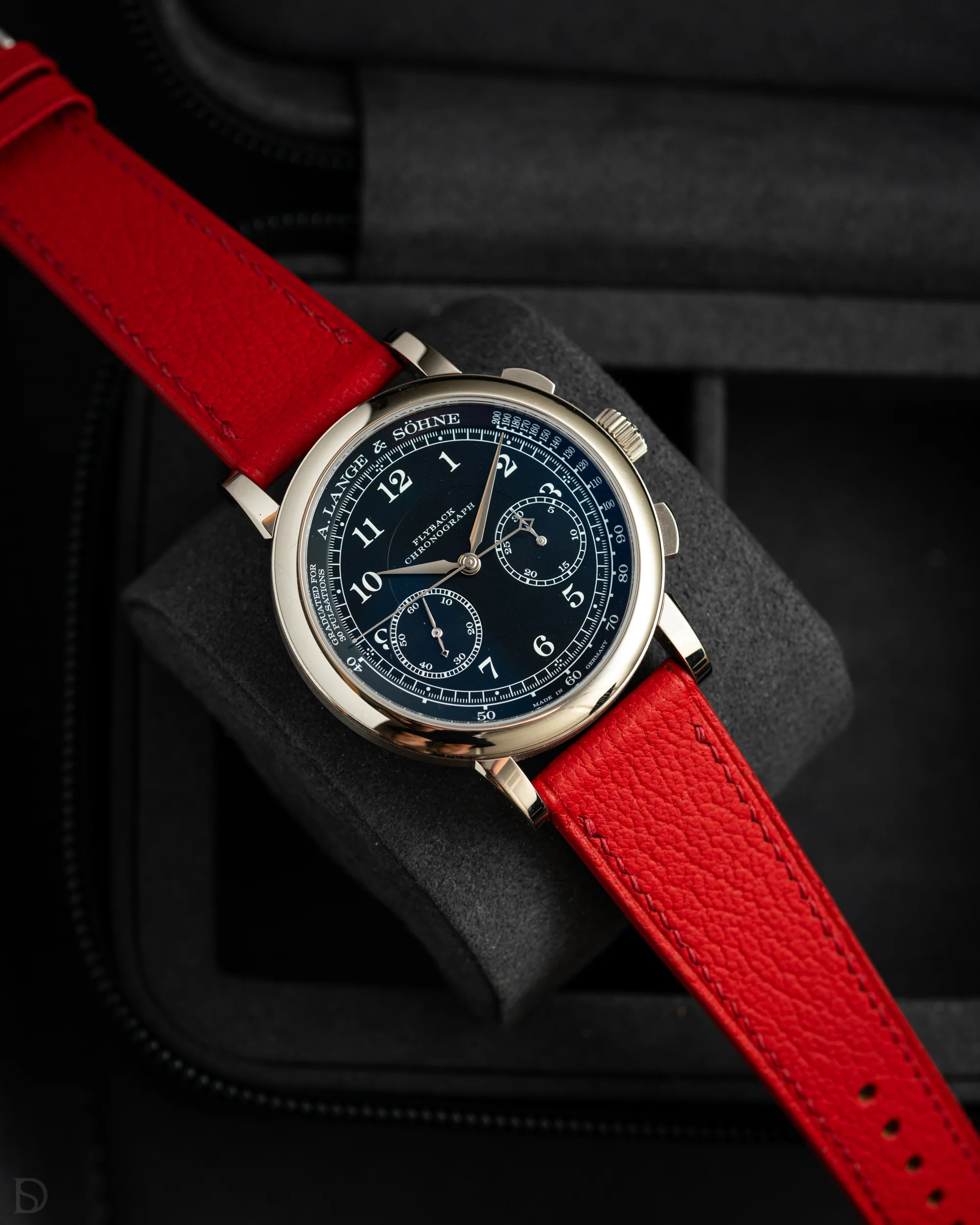 Red Chevre Slim Strap - Image 3