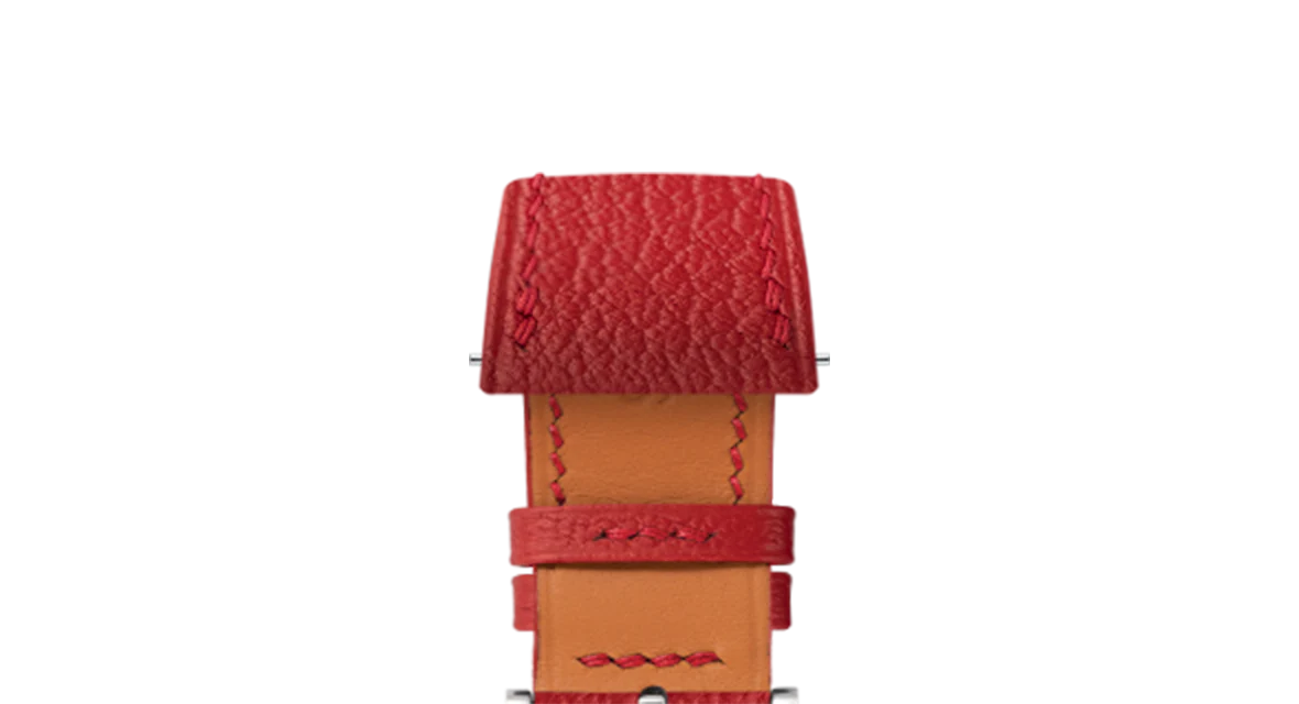 Red Chevre Slim Strap - Image 5