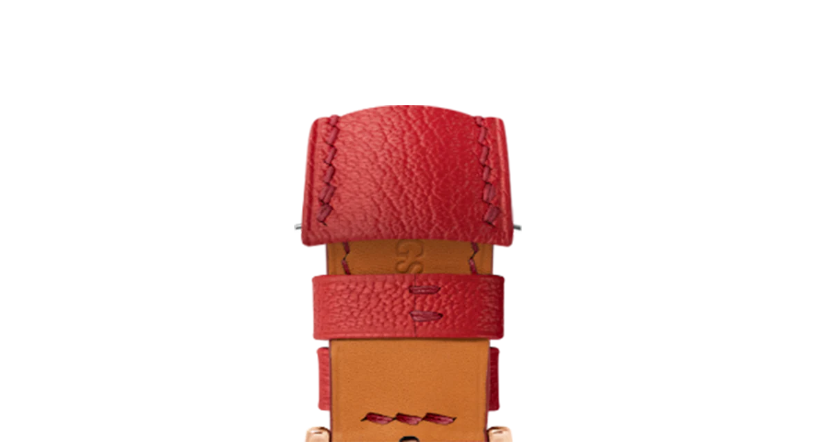 Red Chevre Strap for MB&F MAD1 - Image 8