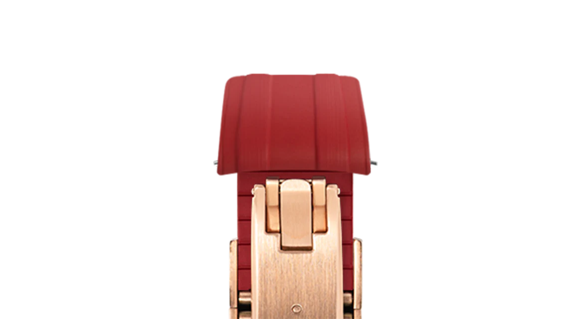 Red CTS Rubber Strap for Omega Speedmaster & Swatch MoonSwatch - Image 15