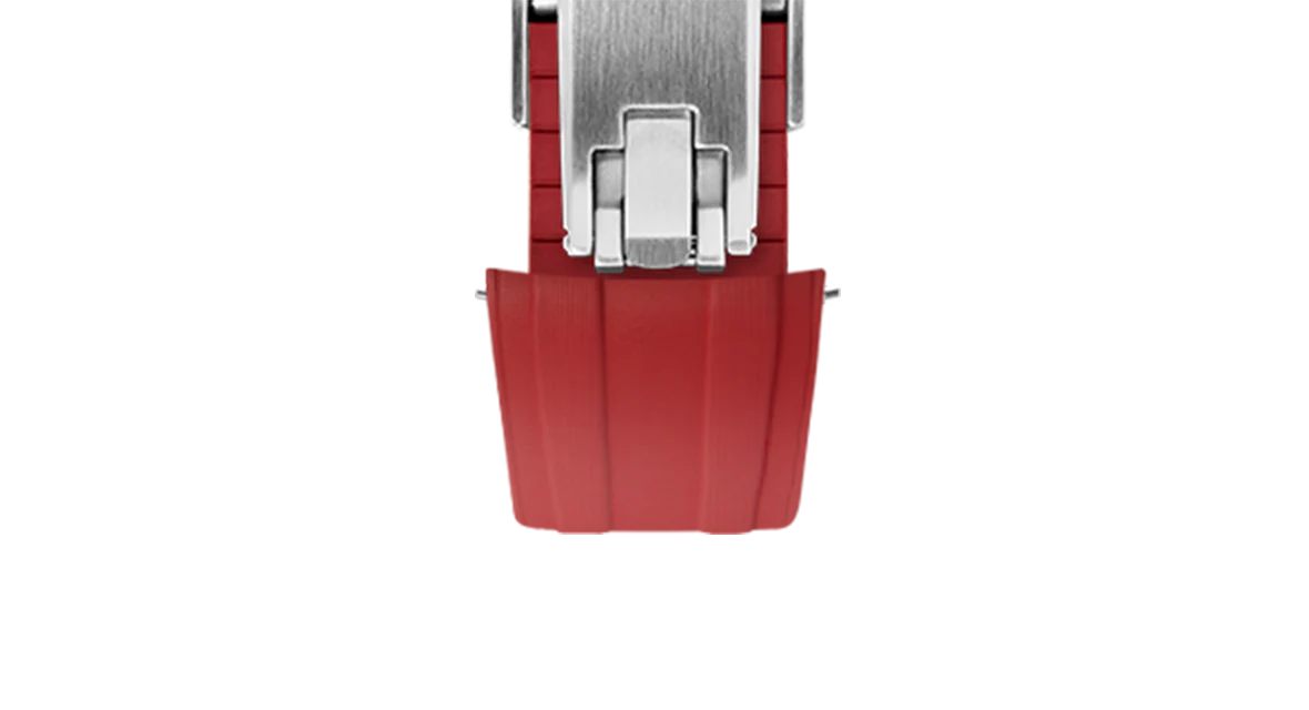 Overstock: Red CTS Rubber Strap for Omega Speedmaster - Image 7