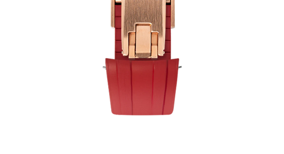 Red CTS Rubber Strap for Tudor BB58 - Image 8