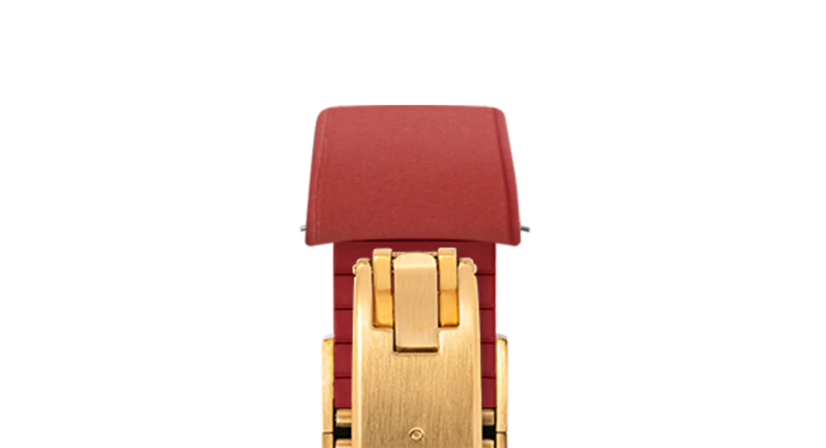 Red Curved CTS Rubber Strap - Image 10