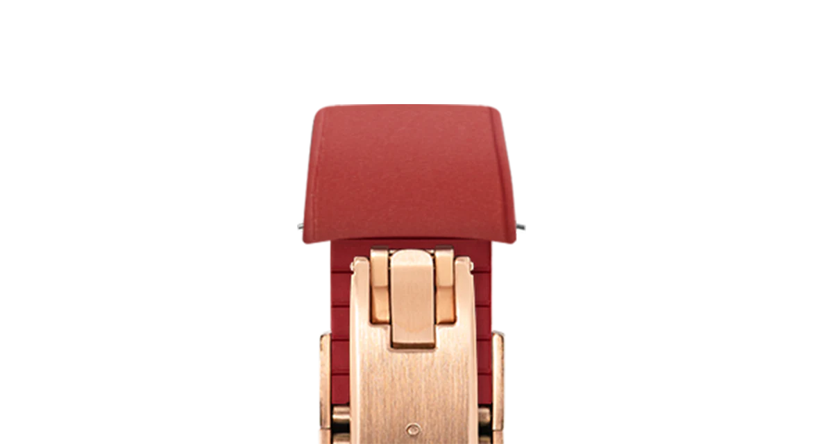 Red Curved CTS Rubber Strap - Image 8