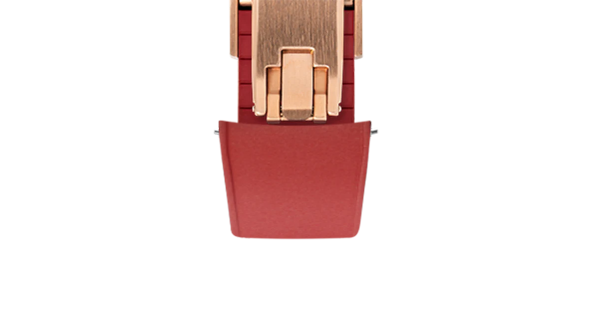 Red Curved CTS Rubber Strap - Image 9