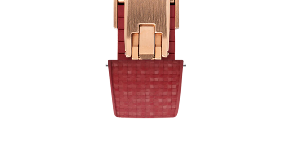 Red Mosaic CTS Rubber Strap - Image 10