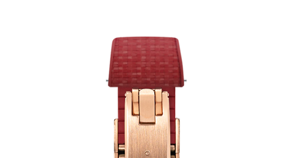 Red Mosaic CTS Rubber Strap - Image 9