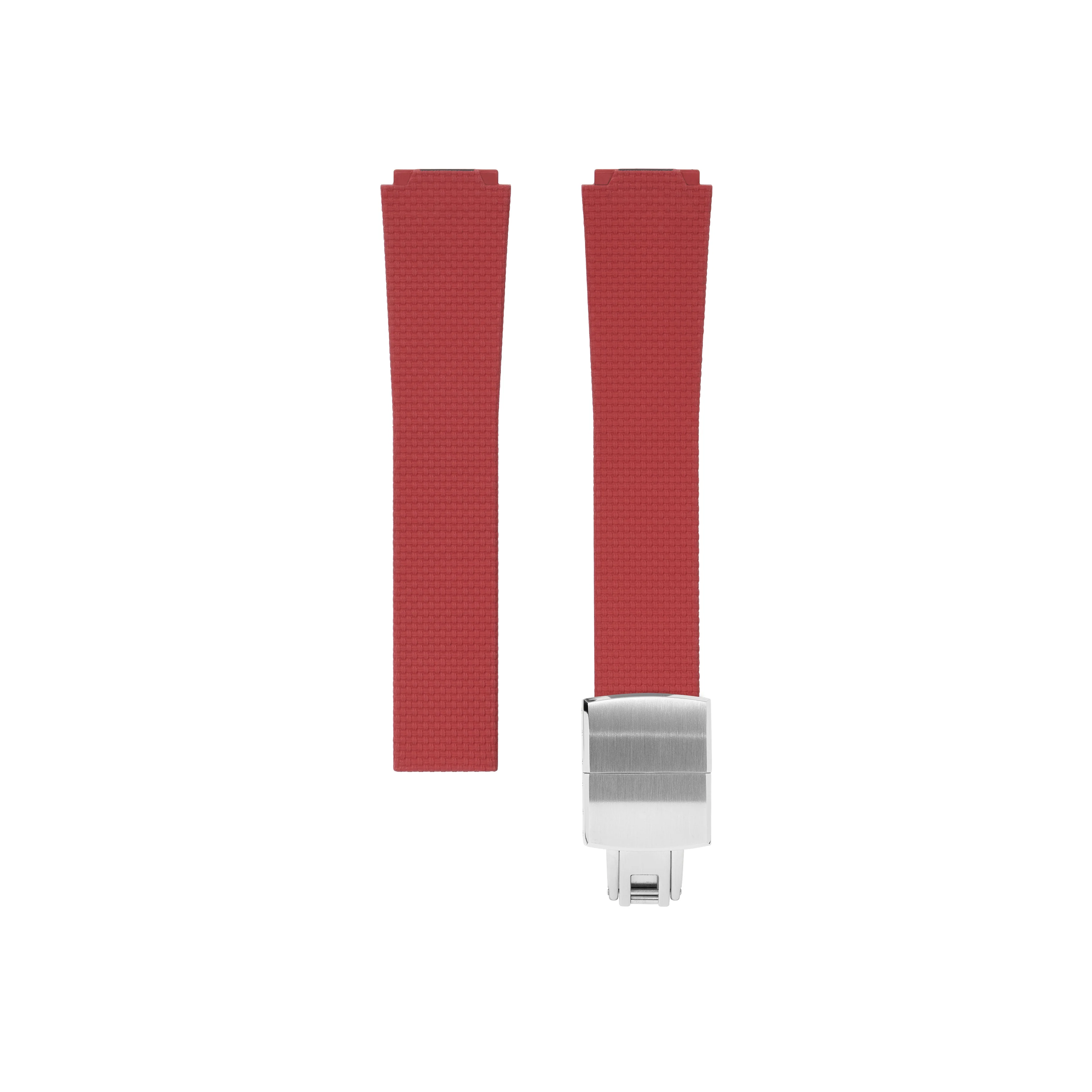 Red Sailcloth CTS Rubber Strap for Atelier Wen Perception - Image 5