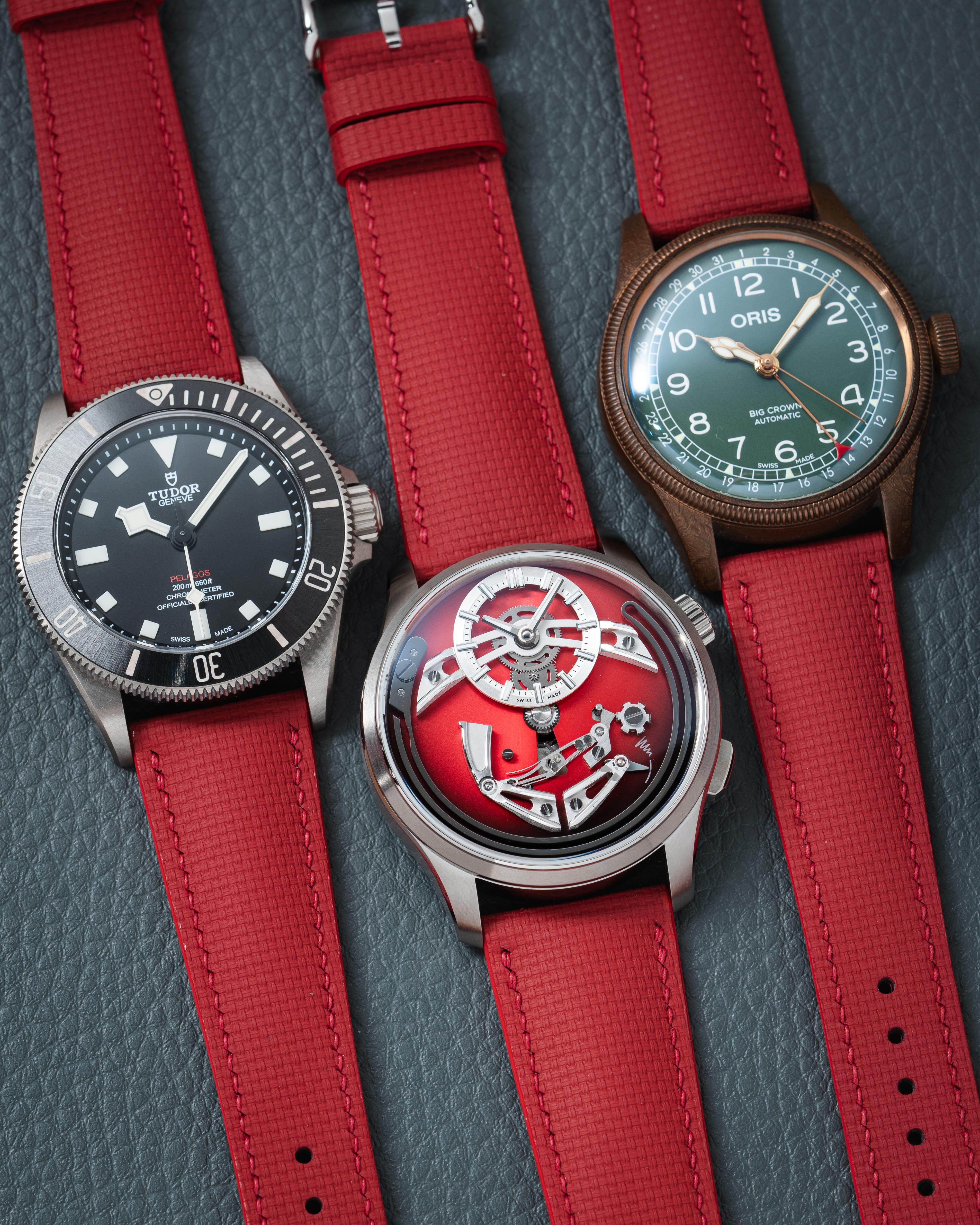 Red Sailcloth Signature Strap - Image 4