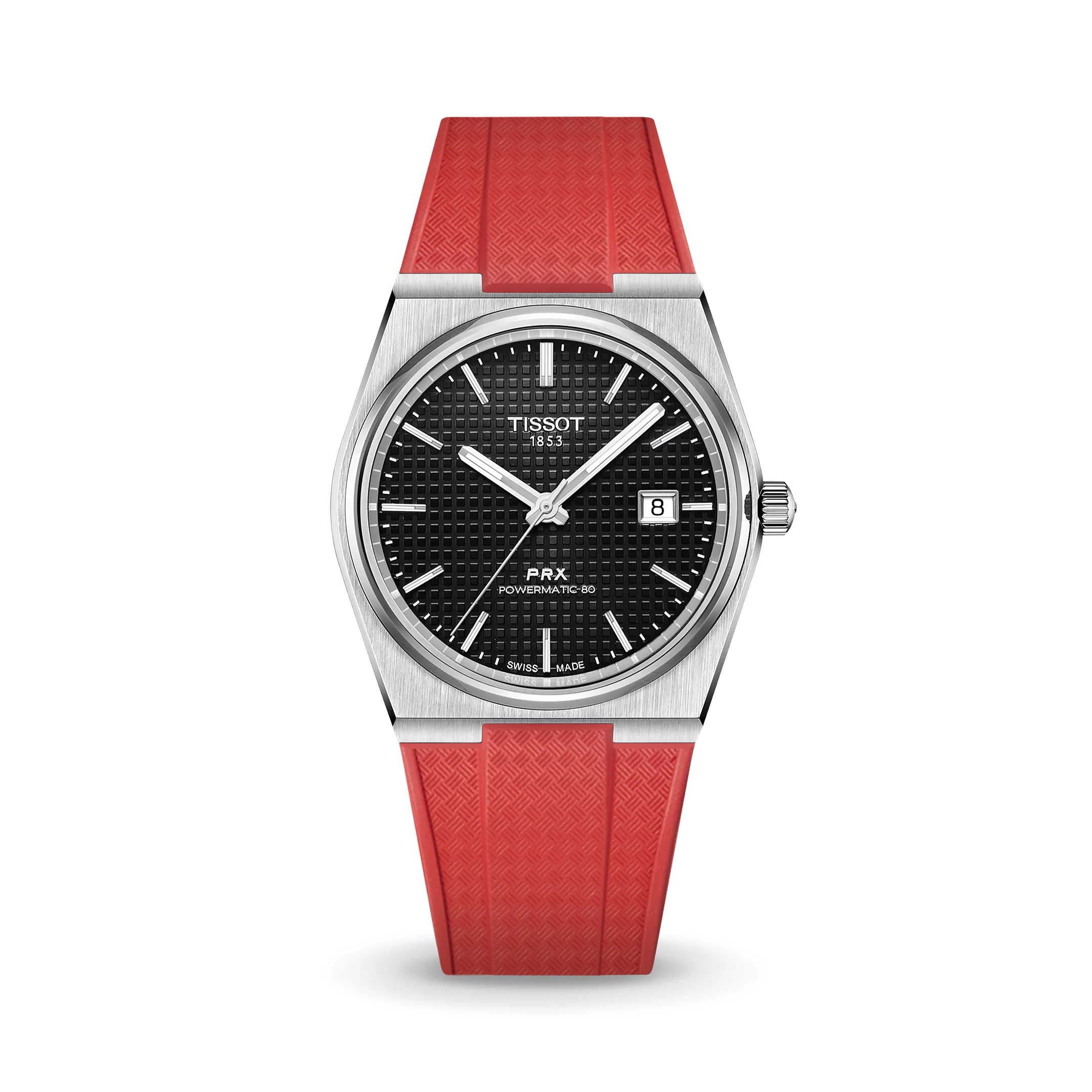 Red CTS Rubber Strap for Tissot PRX